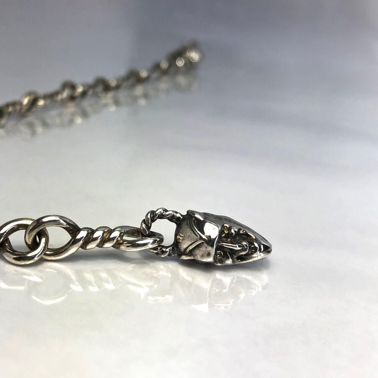 TWIST CHAIN BRACELET [SATAN BALL] / ツイストチェーンブレスレット