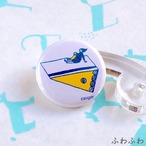 【CHIQON】ROUND  缶バッチ「ふわふわ」