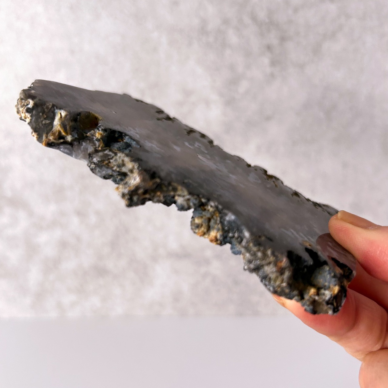 ブループルームアゲート プレート ＊ Blue Plume Agate ＊ 天然石