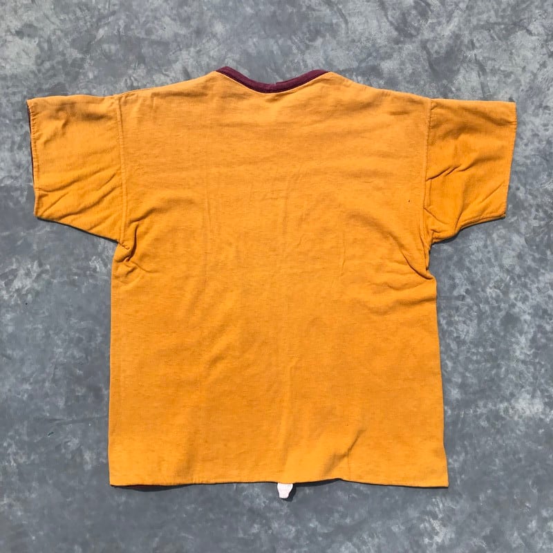 50's Champion チャンピオン リバーシブル Tシャツ ダブルフェイス 4段