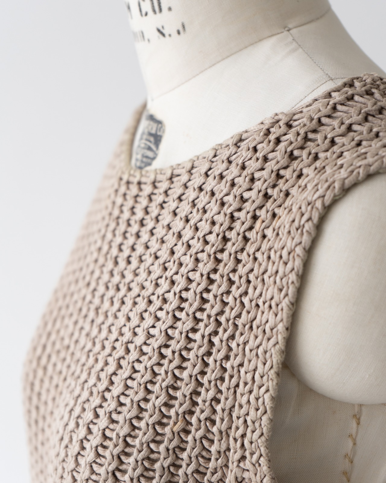〈Hermès by martin margiela〉Sleeveless Knit