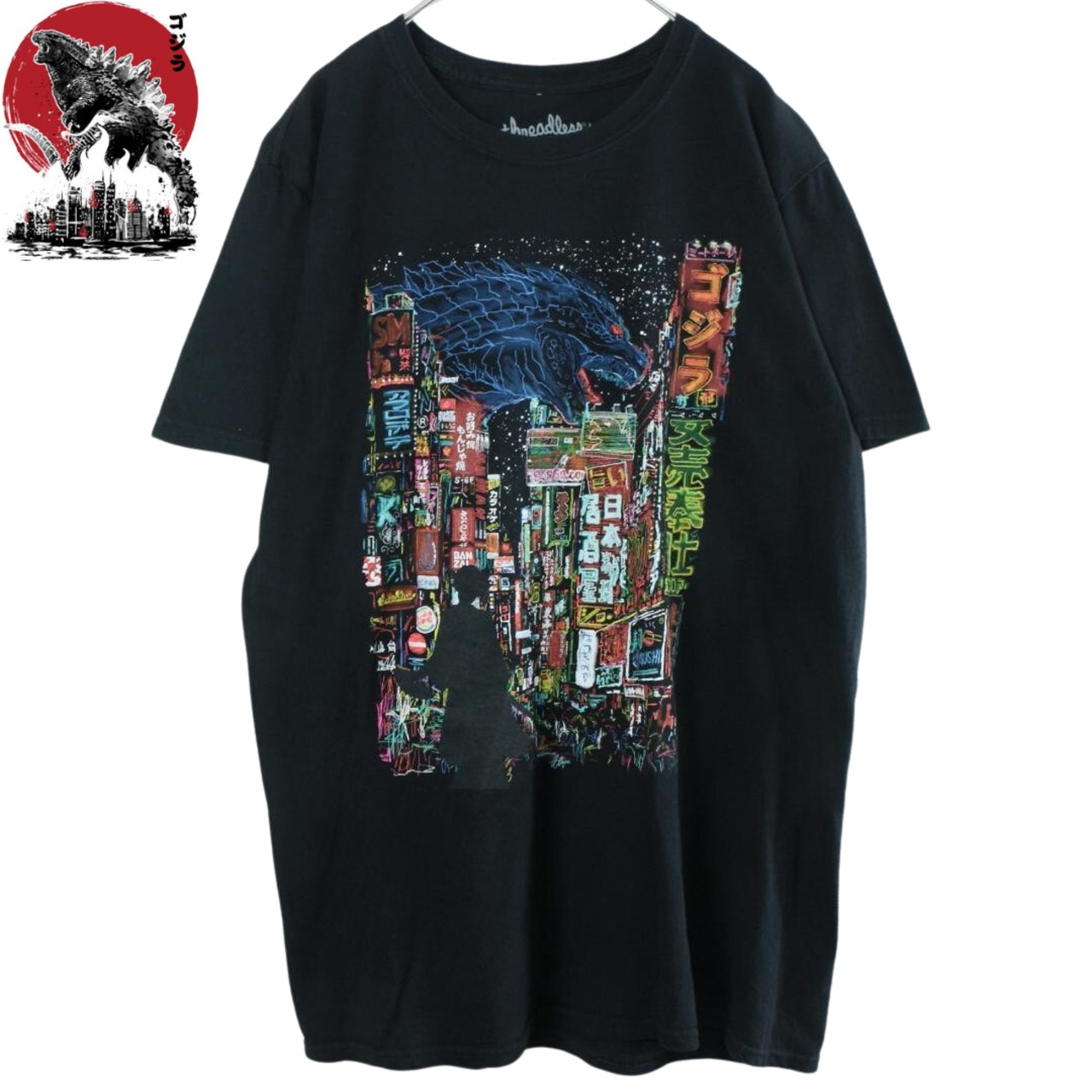 USA godzilla USA ゴジラ Tシャツ 半袖 レトロ 怪獣シティ 90s USA godzilla USA ゴジラ Tシャツ 半袖 レトロ 怪獣シティ 90s