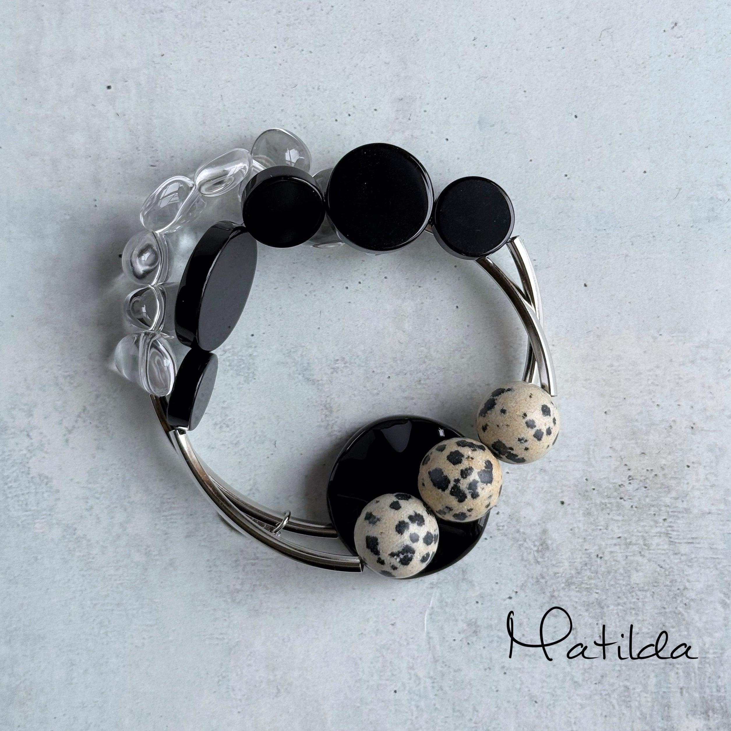layered bracelet(モノトーン)