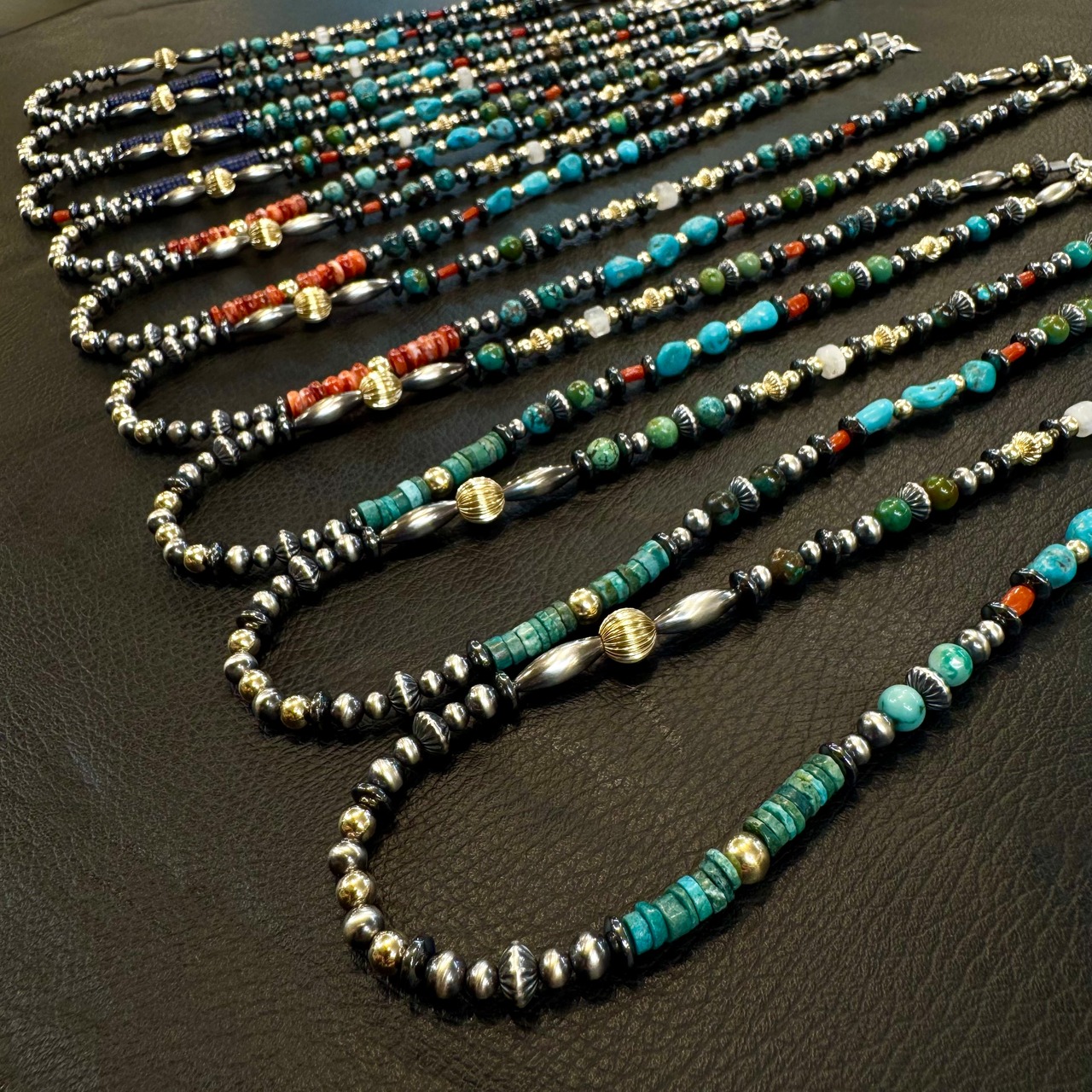 ブライト（Bright）ネックレス（Wave Turquoise）50cm - 3