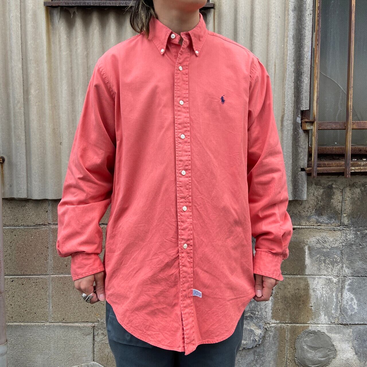 Ralph Lauren オールドラルフローレン ボタンダウンシャツ メンズL相当