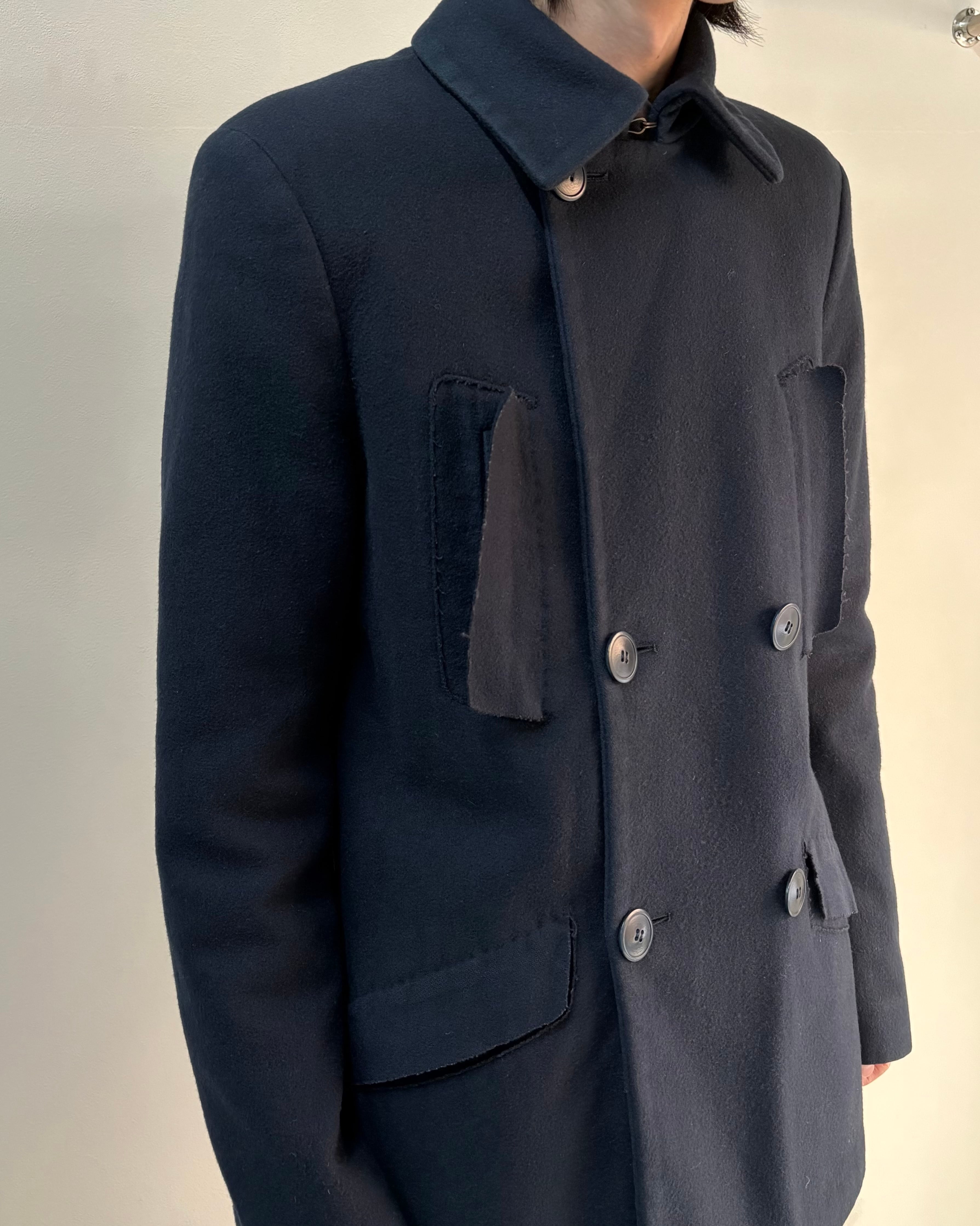 2009AW/Martin Margiela】Deconstructed Pea Coat | blendmarket
