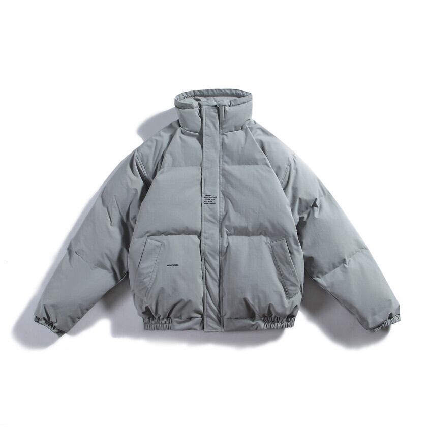 【新作】【送料無料】 Road、Vintage、Winter Leisure、ese Simple、Solid Color、Cotton Jacket、Stand Collar、Boys、Wild Cardigan、Thick Loose Jacket-Alibaba コットン カーディガン ウィンター 冬物 ソリッドカラー ビンテージ hip6-161183055911970