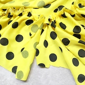 フラメンコ 衣装 ファルダ スカート 黄色 黒 水玉 ドット フリル ボランテ 伸縮 レッスン 練習 ダンス パーティ 発表会 ポップ 可愛い イエロー系 ブラック系 フラメンコスカート おしゃれ スカートデザイン フリルスカート 可愛いスカート レディースダンス衣装 黄色スカート 黒ドット 水玉模様 パーティ衣装 女性用ダンススカート