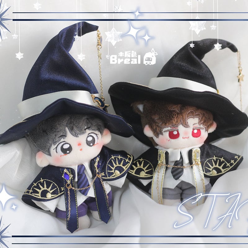 20cm限定着せ替えぬいぐるみ服♪星の魔法使い兎 10cmぬい服】星モチーフの魔法使いコーデ 10cm着せ替えぬいぐるみ用