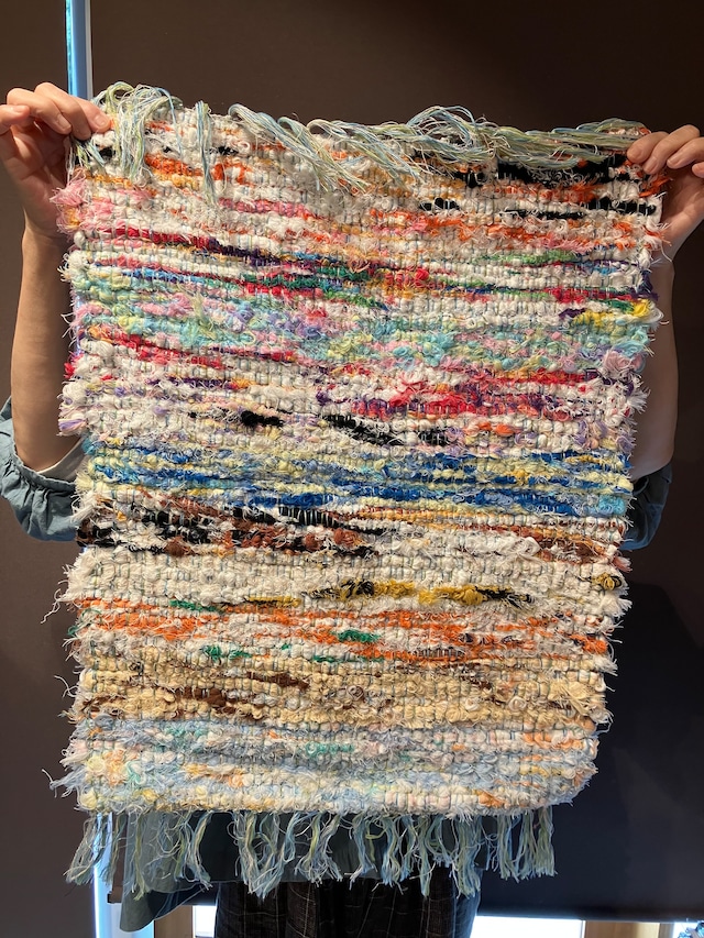 裂織りマット小　   今治タオル　