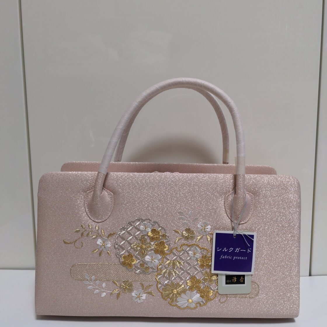 和装バック 利休バック あおりバッグ 着物 きもの 刺繍 つづれ 花柄 