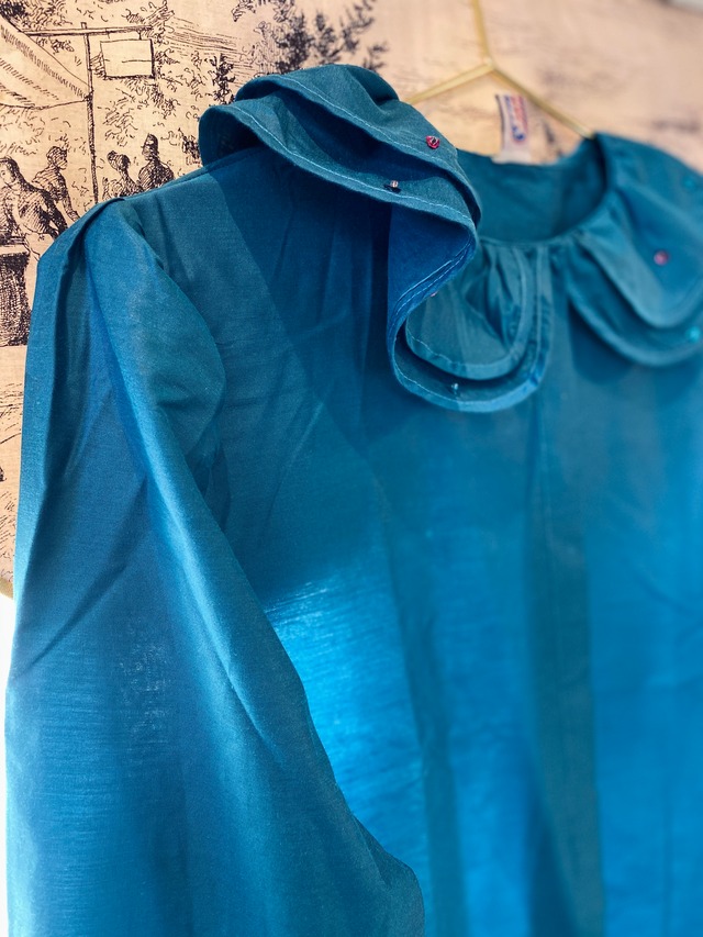 80s Round Collar Blouse