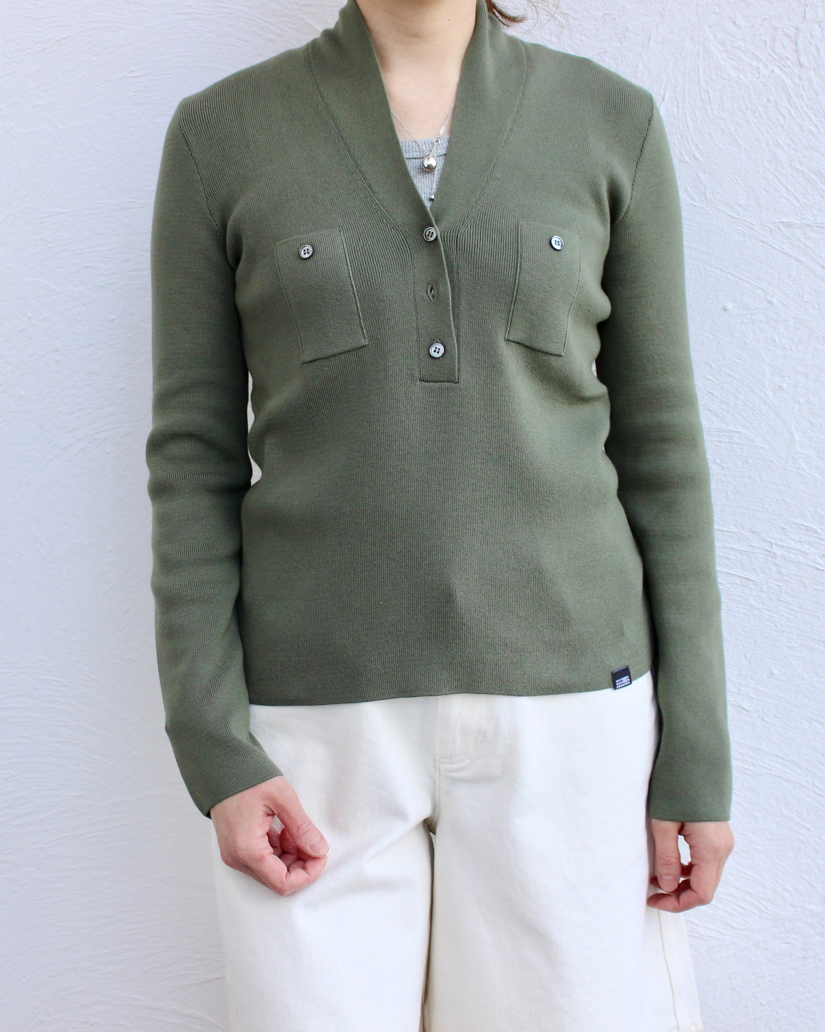 MM6MaisonMargiela/V-collar knit