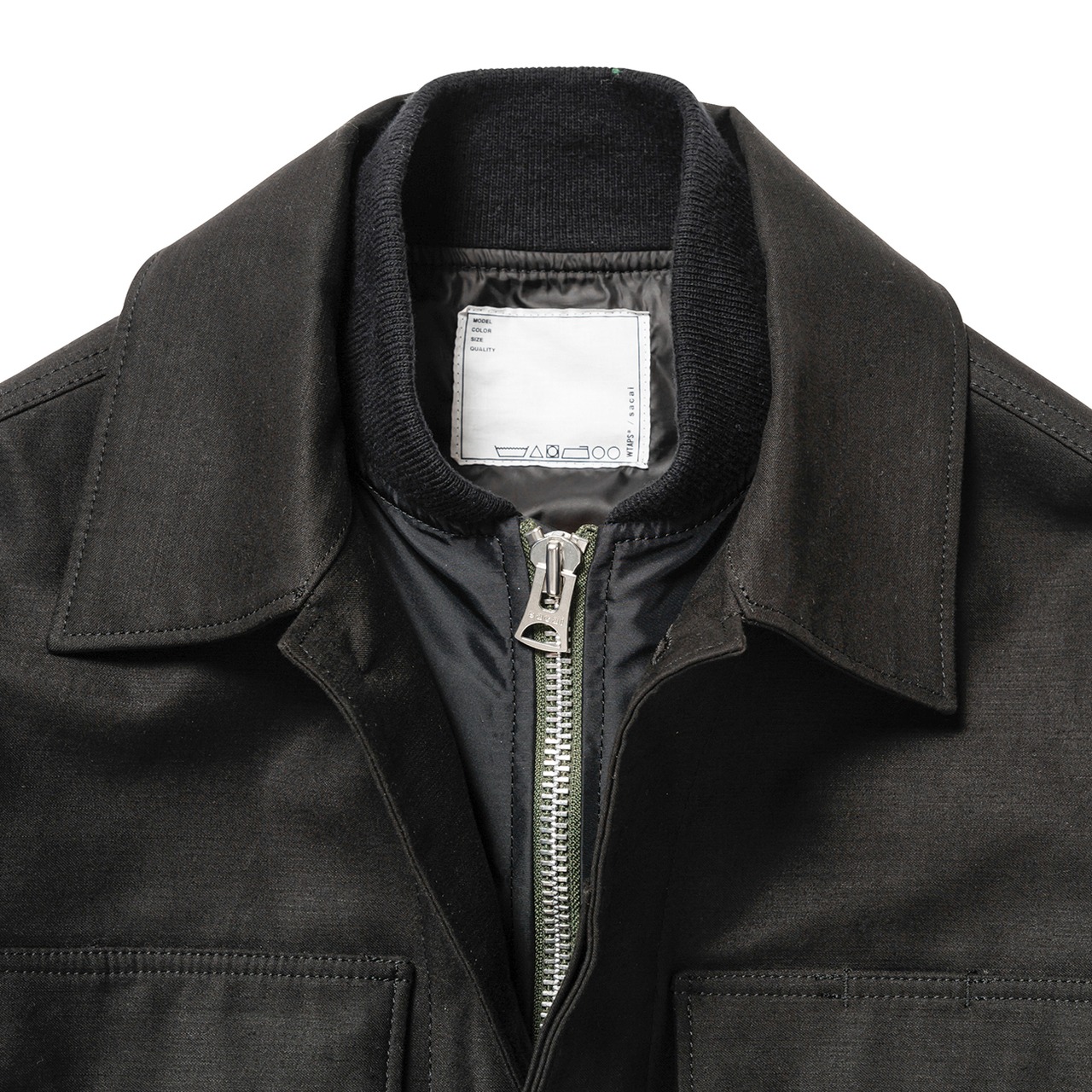 Cotton Back Satin Jacket 02 / JACKET / COTTON. BACK SATIN. SACAI  