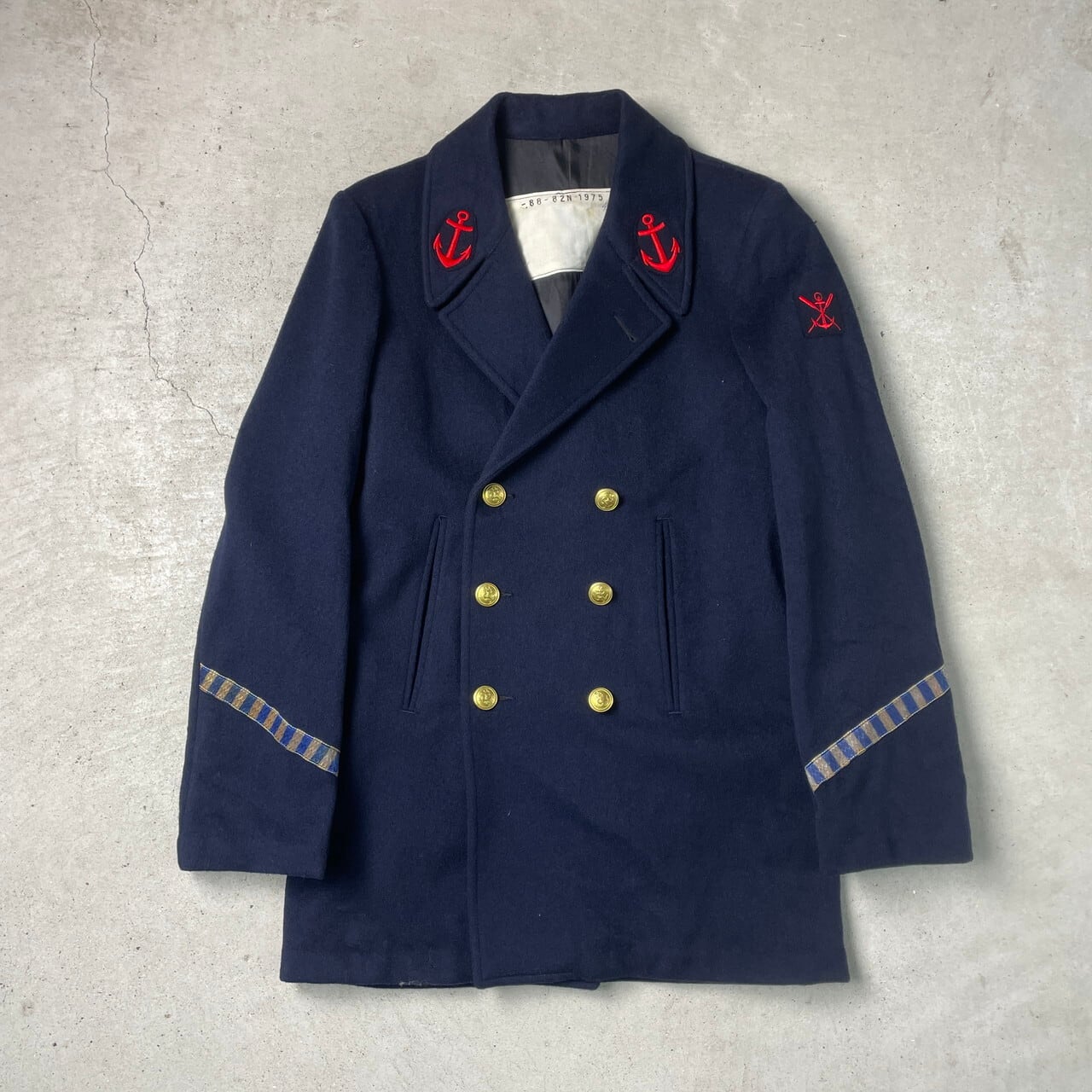 フランス軍 海軍Pコート 70〜80s vintage