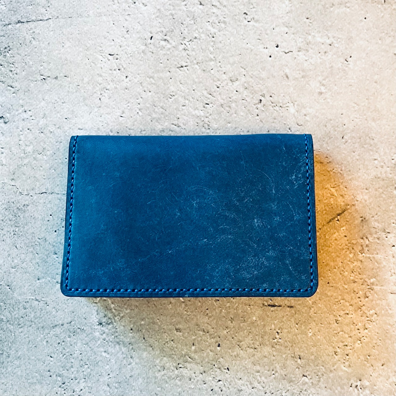 【CARD CASE】名刺入れ　コバルトブルー