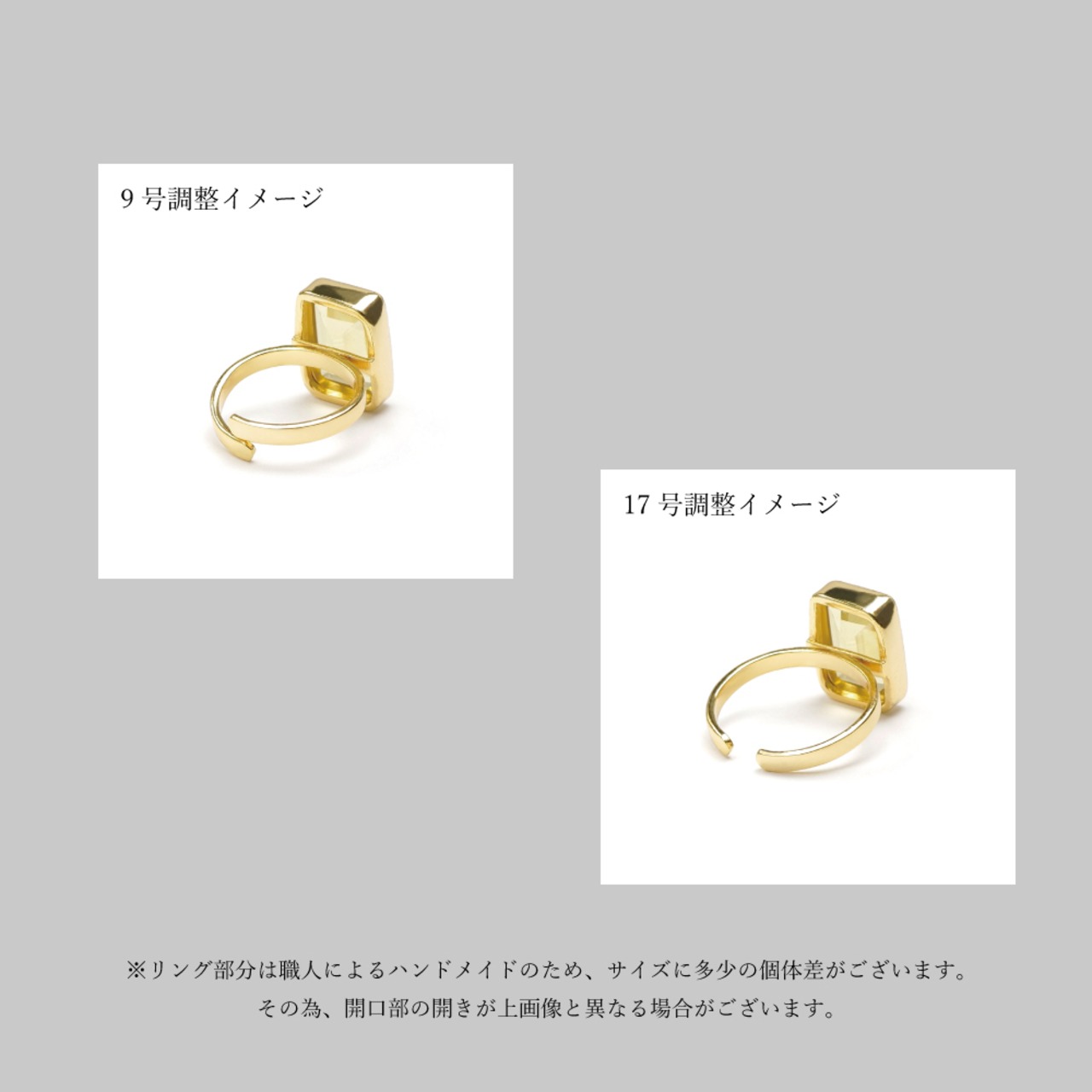 【MARKET】SINGLE STONE RING 3060
