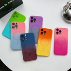 【iphone14対応】 おしゃれ グラデーション カラー ワイヤレス充電 マグネット 耐衝撃 iphone ソフトケース 6タイプ