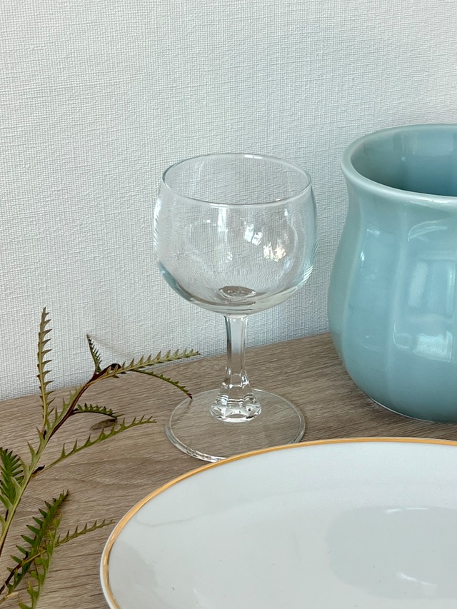 vintage small wine glass