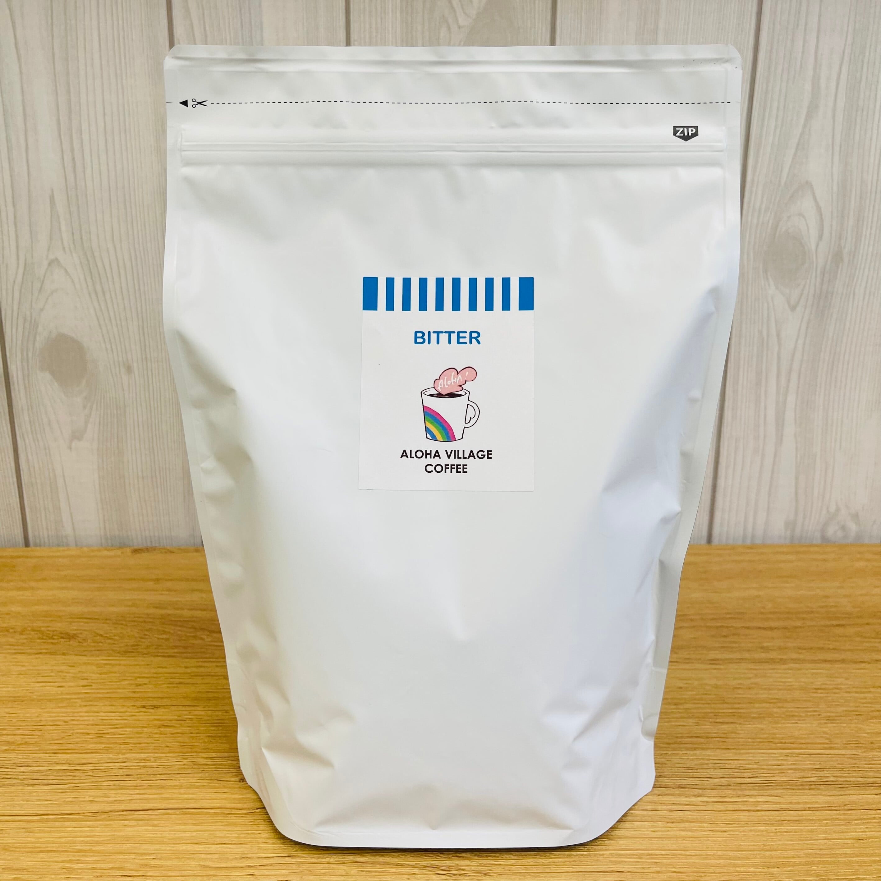 定期便】コーヒー豆［状態：粉］（BITTER） 300g × 1袋セット | ALOHA