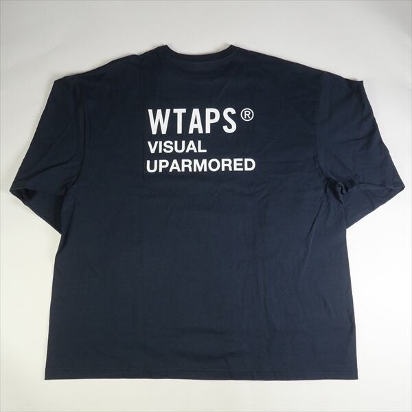 Size【XL】 WTAPS ダブルタップス 23SS VISUAL UPARMORED LS ロンT 紺 ...