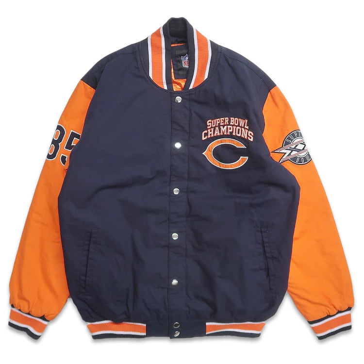 usa製、©️1994年、希少XL】SALEM NFL シカゴベアーズ古着黒 usa製、©️1994年、希少XL】SALEM NFL シカゴベアーズ古着黒