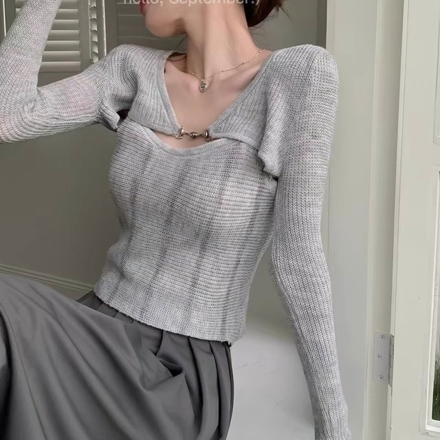 Functional Two-Piece Knit Set