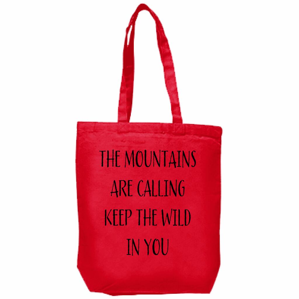 ロゴ入りトートバッグ レッド