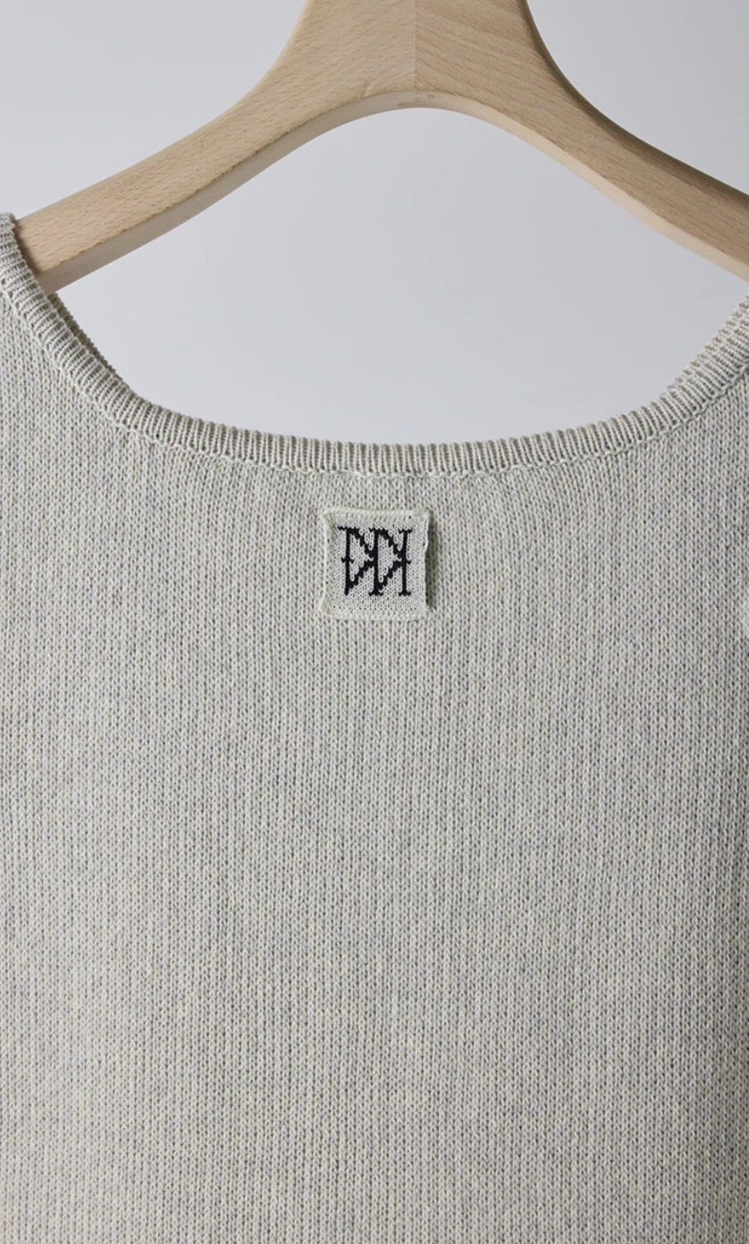 YENN 】 BOAT NECK KNIT VEST | valance 福井｜レディース セレクト