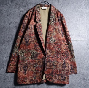 Botanical Artistic Design Easy Tailored Jacket