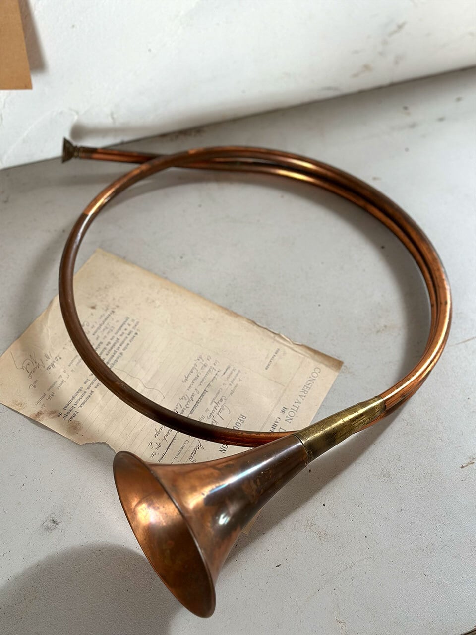 郵便ラッパ 管楽器 ホルン | Brocante de La Cocotte （フランス