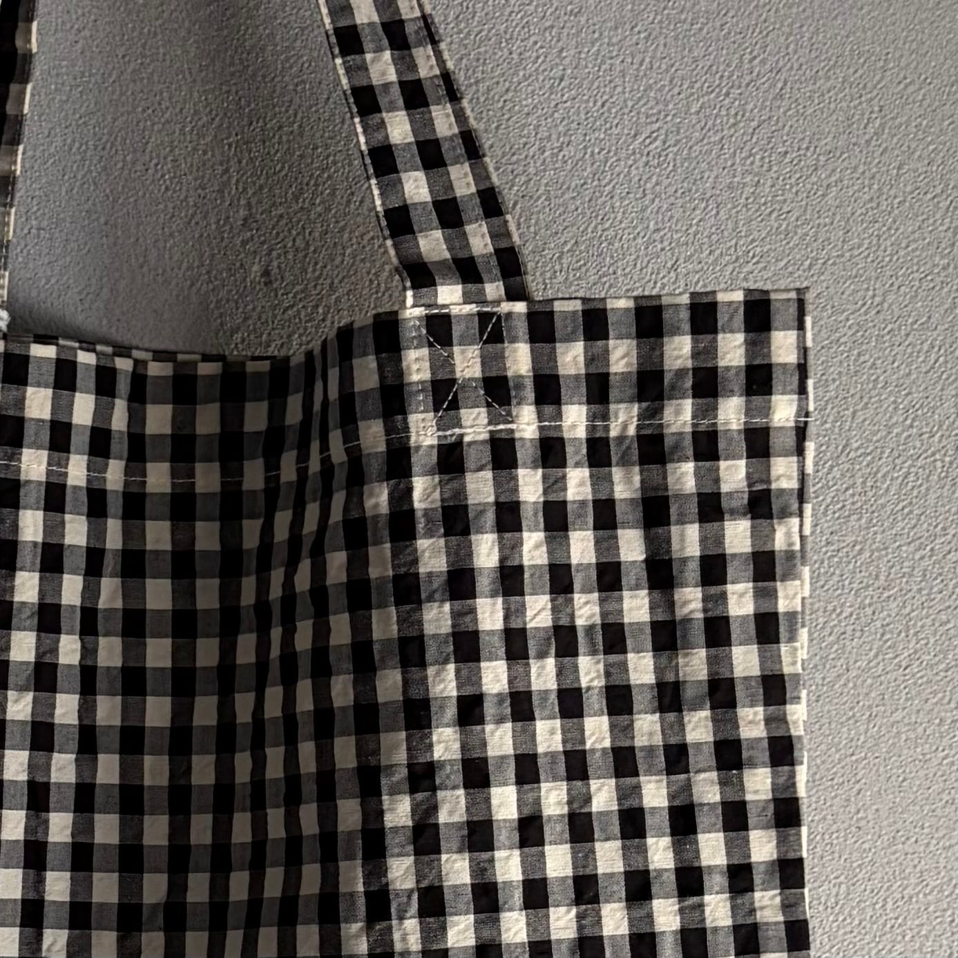 R&D.M.Co-/OLDMAN'S TAILOR オールドマンズテーラー GINGUM CHECK TOTE