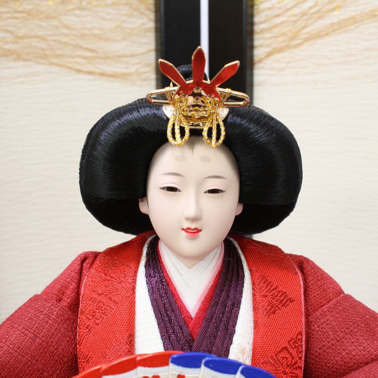 124 陶芸 ひな人形 陶器 三段飾り 雛人形 ひな祭り 手作り ライト付き