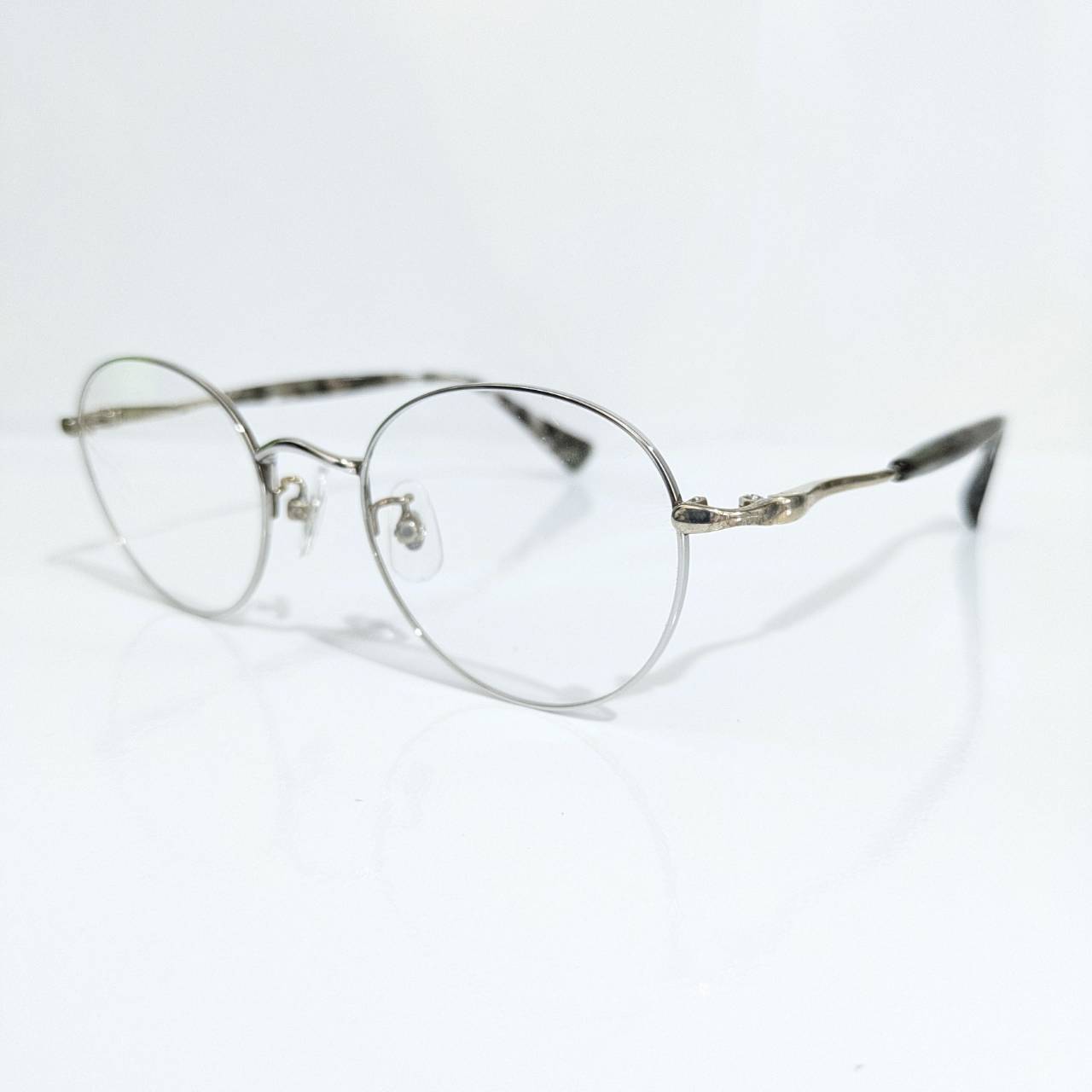 【NoName】屈折率1.67遠近両用セット メタル シルバー