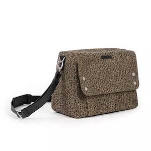 【DRIP5559】OD Leopard-print Multipocket Messenger Bag