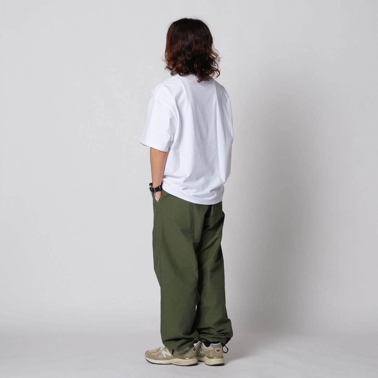【DARGO】Cotton Nylon Track Pants（OLIVE）