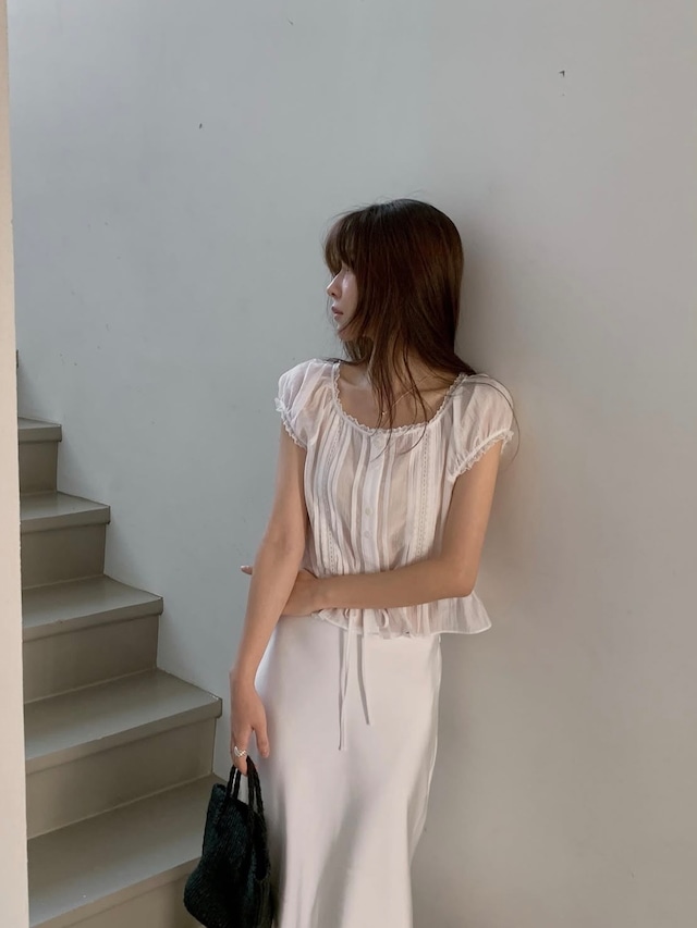 (予約) miel / Clara blouse 3color