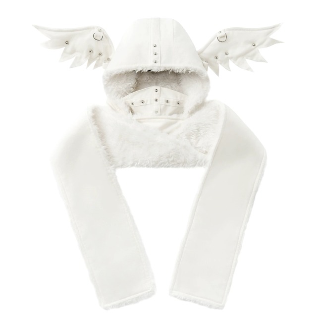 [CFIERCE] Angel Wings Cover Hat Scarf