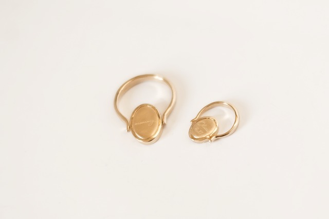 mom&baby pair ring - classic  (K10,K18 gold)