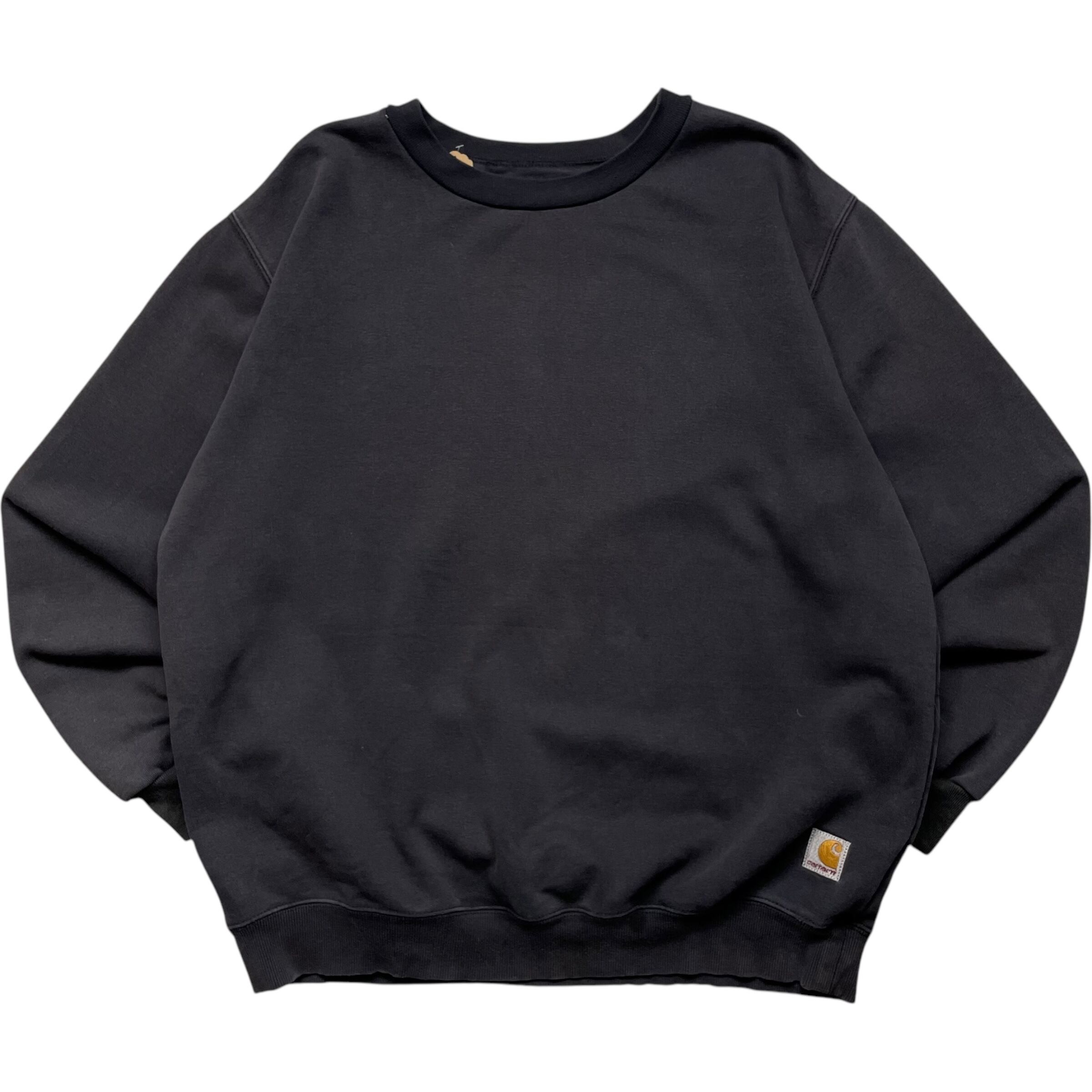 《XL》 Carhartt カーハート スウェット ワンポイント フェード ブラック no.6271