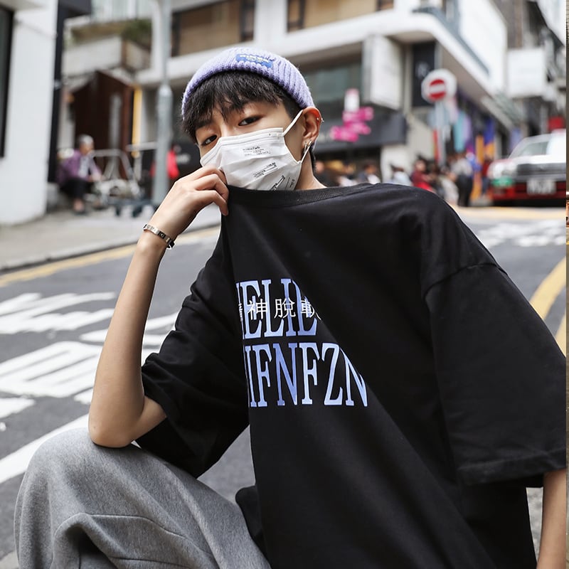 全3色 Tシャツ カットソー プリント カジュアル おしゃれ