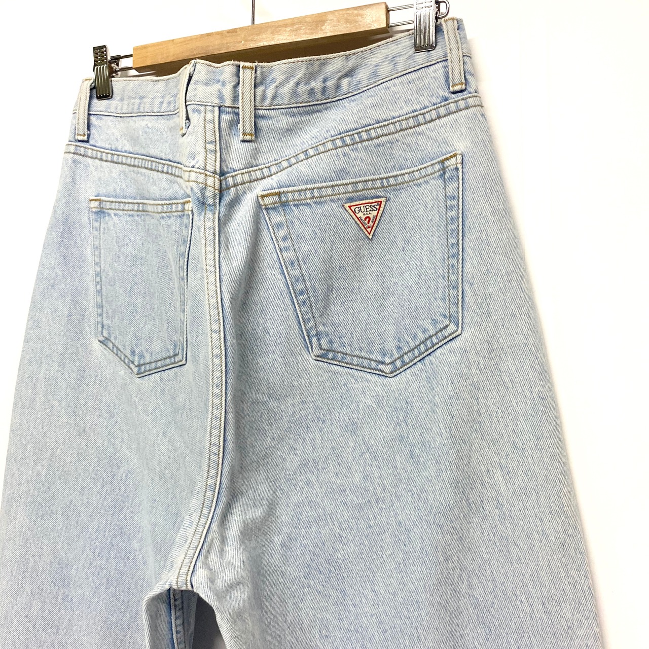 80年代 GUESS JEANS ゲスジーンズ テーパード デニムパンツ 