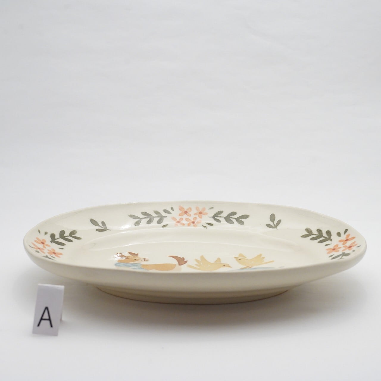 文鳥舎】楕円皿 15-1 | ろにせら ギャラリーと雑貨のお店