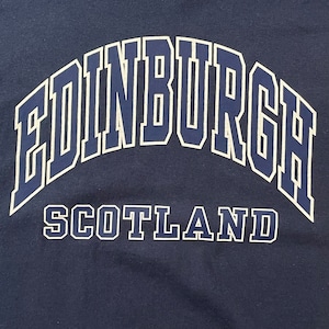 【GILDAN】エディンバラ Edinburgh Scotland スコットランド Tシャツ 都市名 アーチロゴ 2XL ビッグサイズ US古着