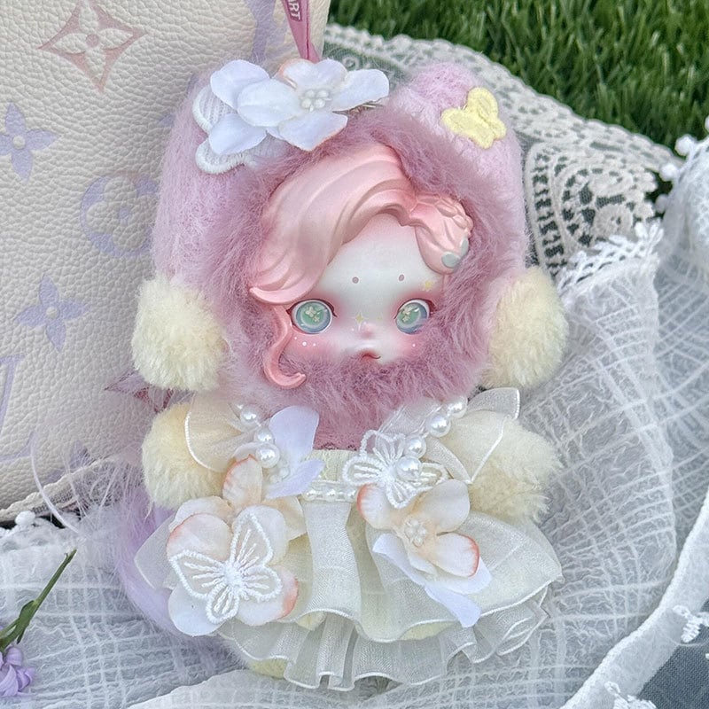 SKULLPANDA対応 エレガント 花の妖精 チュールワンピース+花ヘア