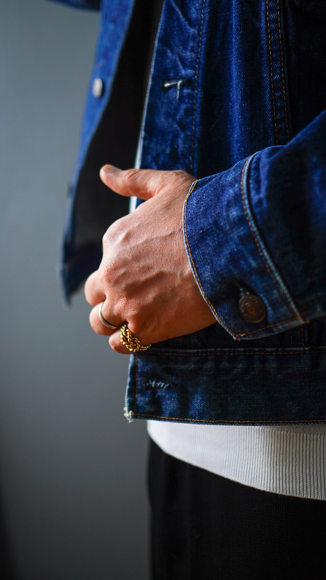 1970s】GUCCI グッチ イエロー ゴールド ツイスト ノット リング 《K18