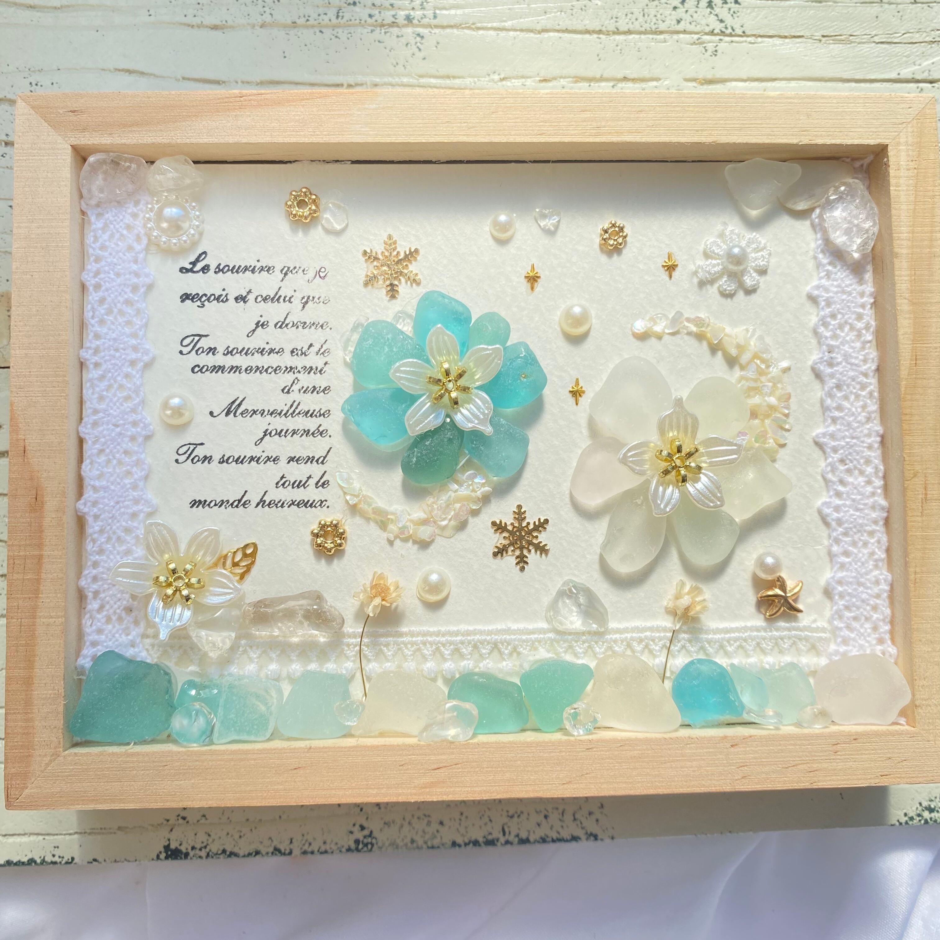 【両面作品】"海に咲くお花たち"