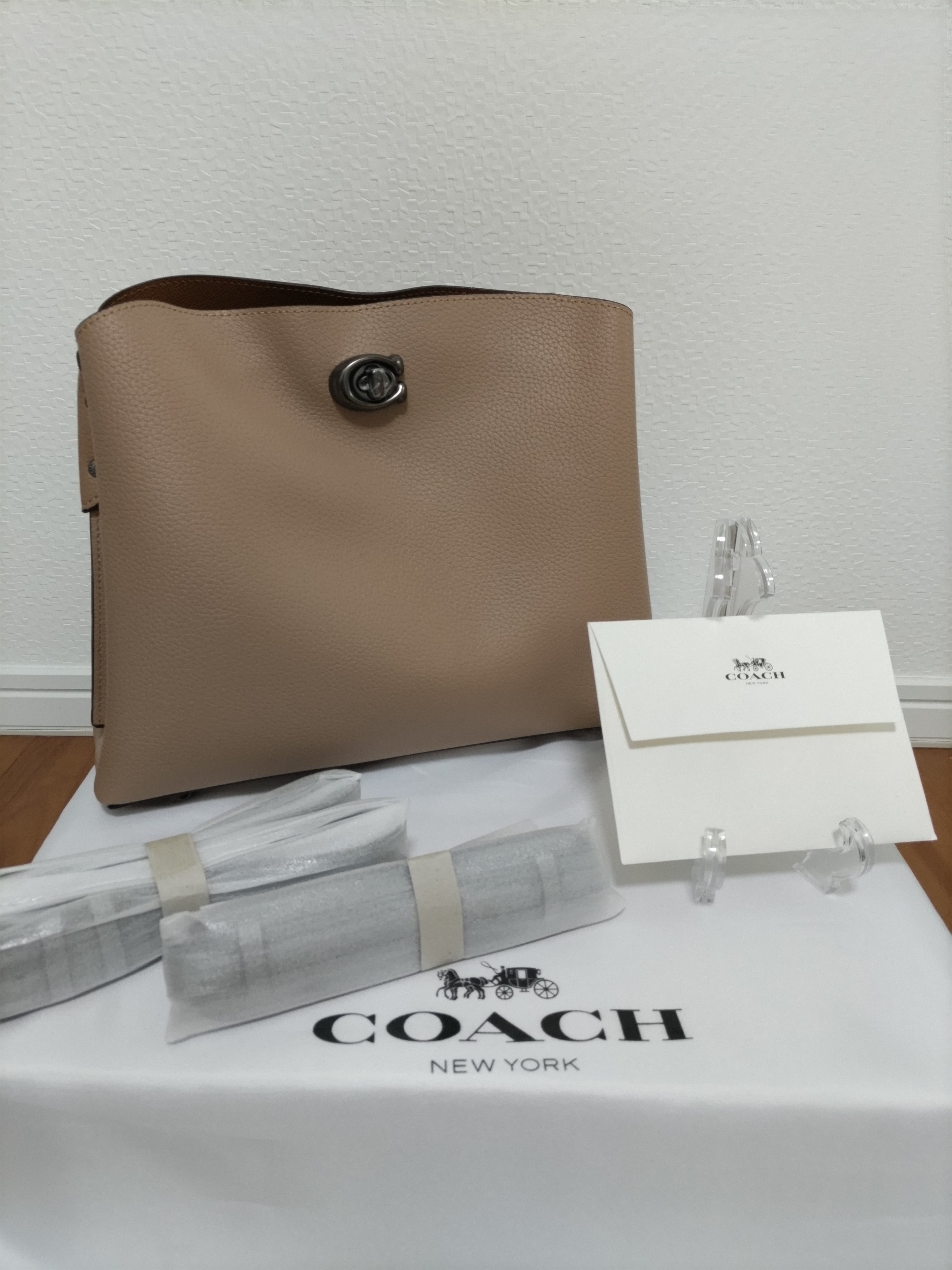 COACH コーチ ウィロウ ショルダー バッグ カラーブロック ...