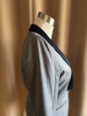 classic tuxedo collar jacket-5187-3