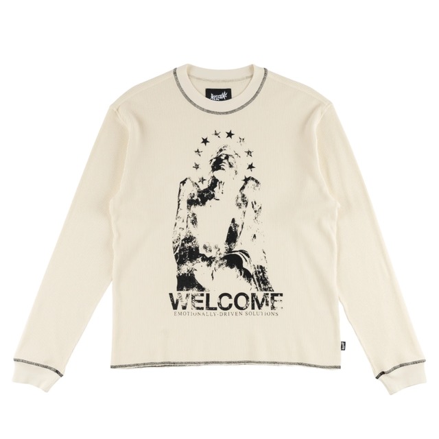 WELCOME / SERAPH PIGMENT-DYED CONTRAST STITCH THERMAL